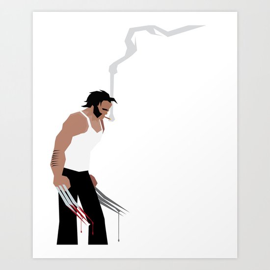 Basic Paper - Wolverine Art Print
