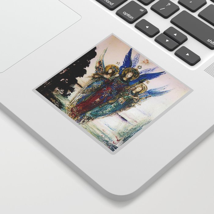 “Voices of Evening” by Gustave Moreau Sticker