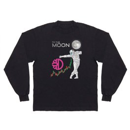 DeFiChain DFI To The Moon Crypto Cryptocurrency Long Sleeve T-shirt