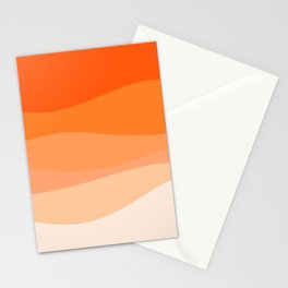 Creamsicle Dream - Abstract Stationery Card