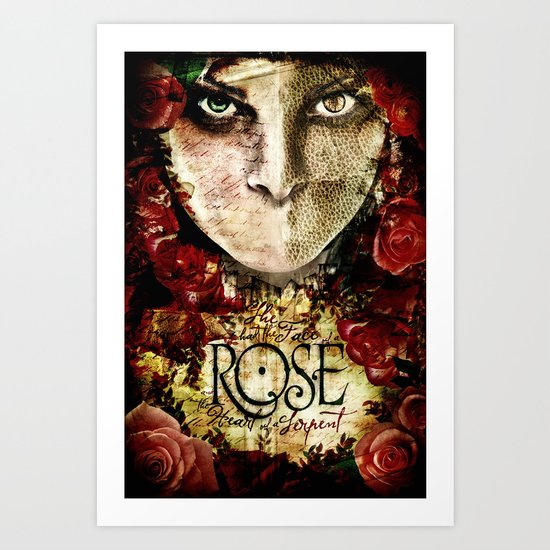 ROSE indie horror poster Art Print