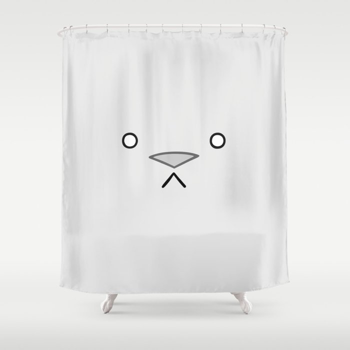 Cat Face Shower Curtain