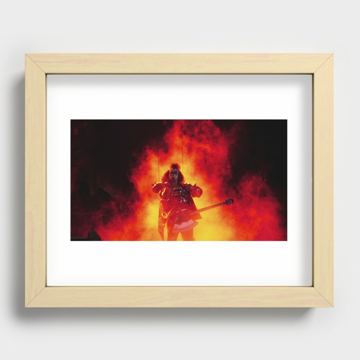 The Demon Rises Recessed Framed Print