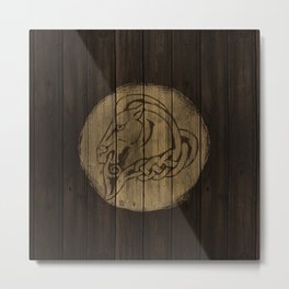 Horse Shield Metal Print