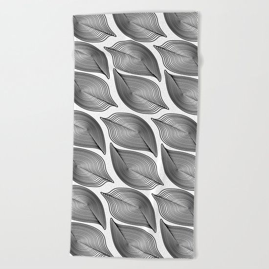 Leaves Beach Towel