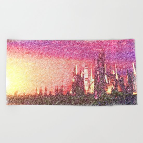 Alteran sunset Beach Towel