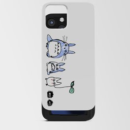 Totoro and Friends Drawing iPhone Card Case