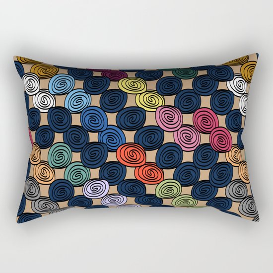 Swirl C16 Rectangular Pillow