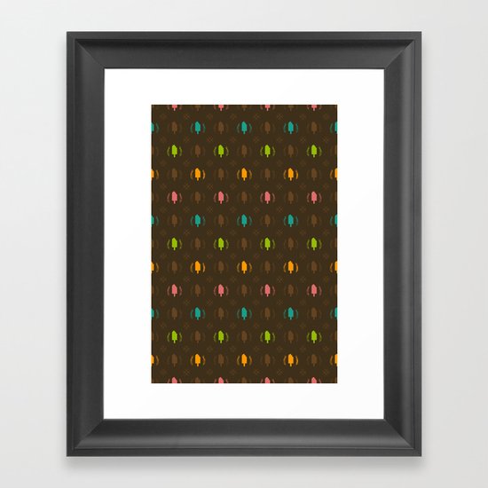 Fudge Color Framed Art Print