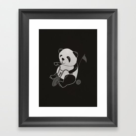 Let's Bicycling Framed Art Print