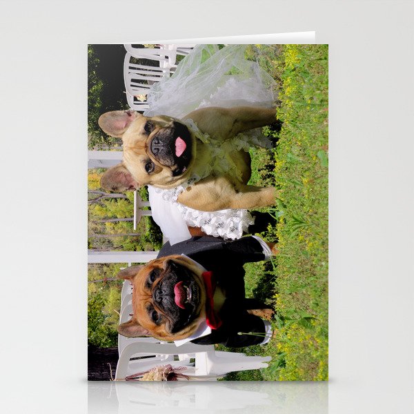 French Bulldog Wedding Stationery Cards