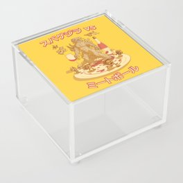 Spaghetti vs Meatballs Acrylic Box