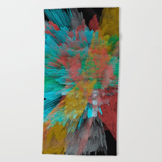 Abstract 123 Beach Towel