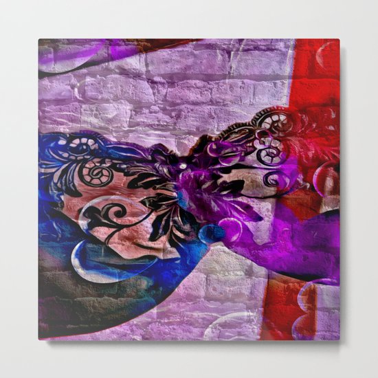 Underwear Love: Braffiti Metal Print