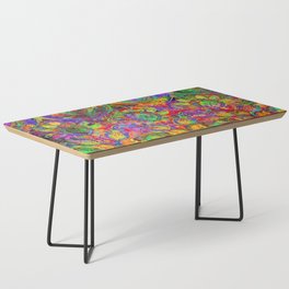 Bohemian native colorful design, country pattern art Coffee Table