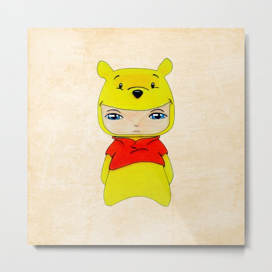 A Boy - Winnie-the-Pooh Metal Print