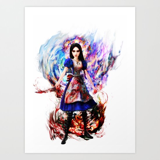 Alice madness returns Art Print