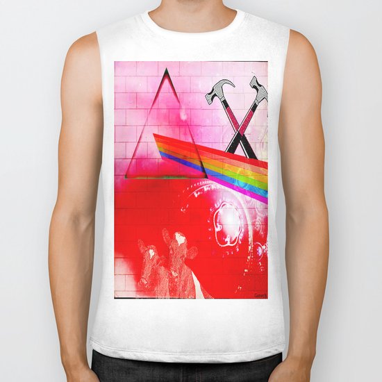 Pink Fluide Biker Tank