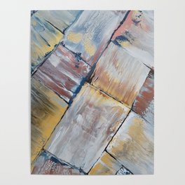 109 Rusty Zink Sweep | Abstract Artwork Poster