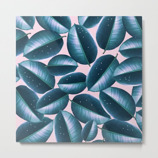 Rubber Plant Cure #society6 #decor #buyart Metal Print