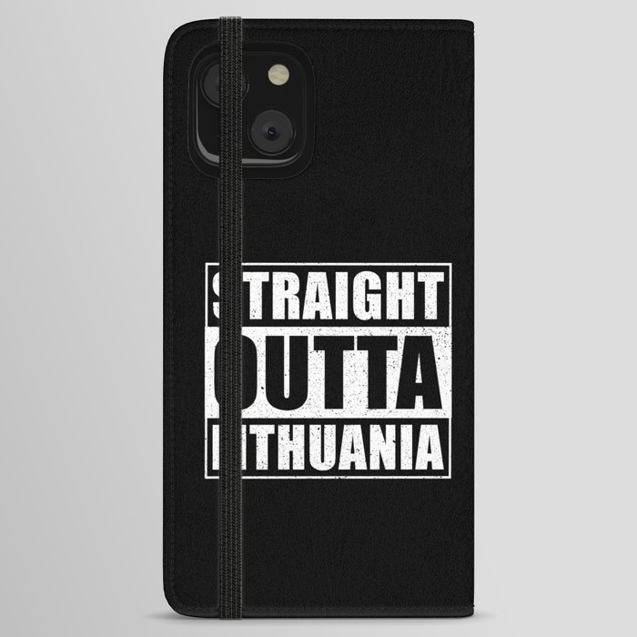 Straight Outta Lithuania iPhone Wallet Case