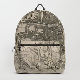 A plan of the city of Dublin - 1797 vintage pictorial map Backpack