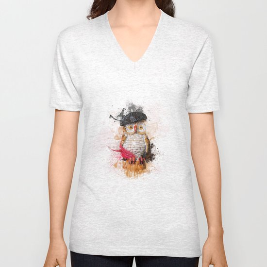 Spain Owl Unisex V-Neck