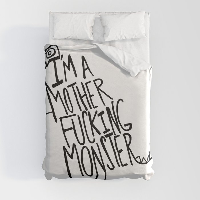 Monster Duvet Cover by Leah Flores Society6