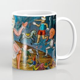 Luna-titere - Moon Puppets at the Theater Magical Realism portrait by Alejandro Colunga Mug
