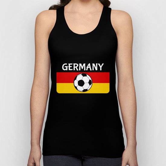 German Flag Football Unisex Tank Top