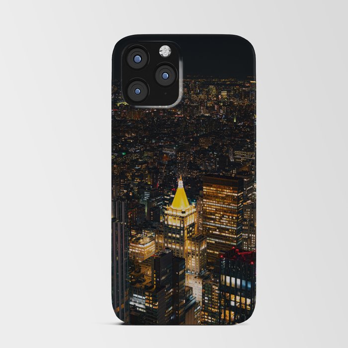 NYC Colorful Night | Travel Photography | New York City iPhone Card Case
