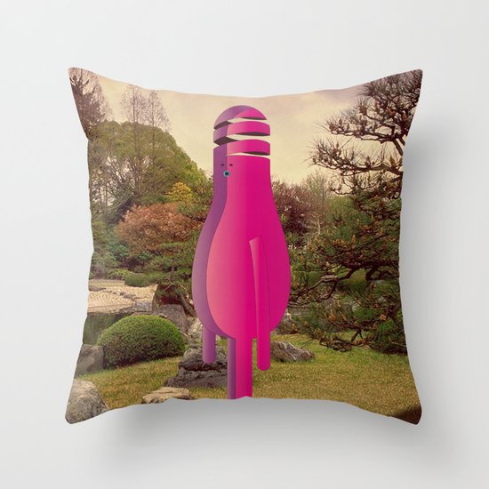 d u e c o l o r i Throw Pillow