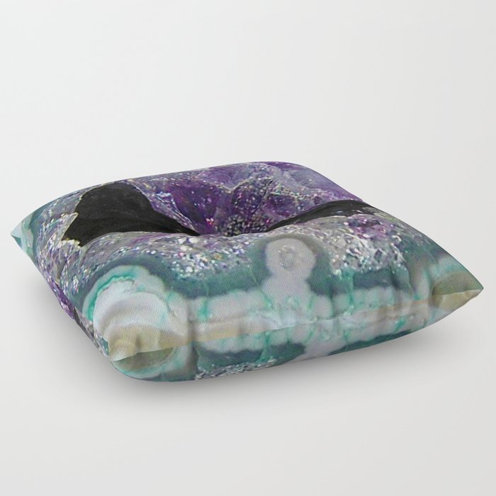 Crystal Cavern Floor Pillow