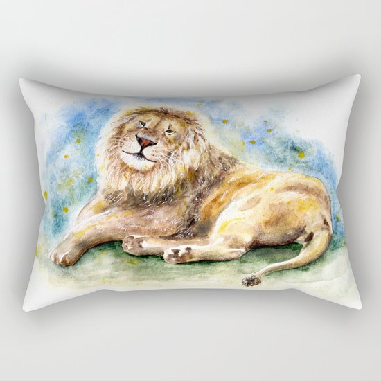Lion Rectangular Pillow
