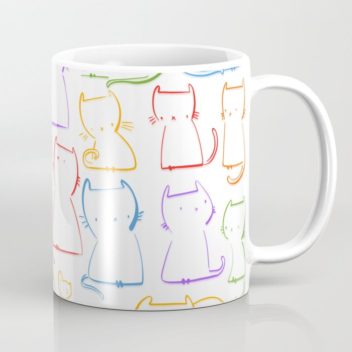 Cats and colours Coffee Mug