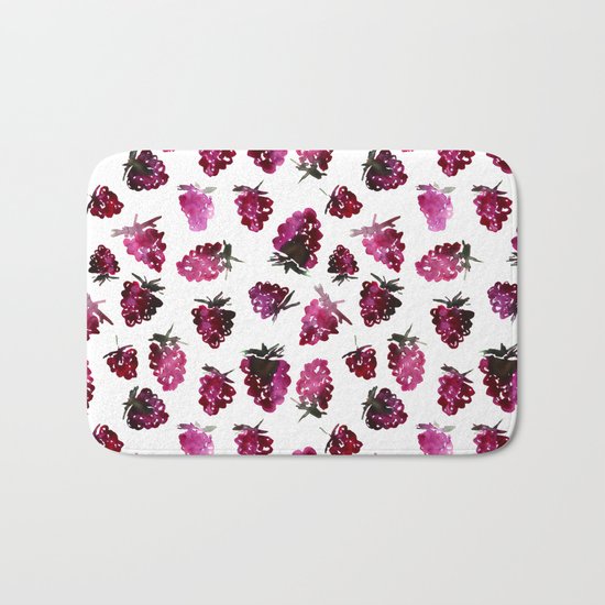 Blackberries Bath Mat