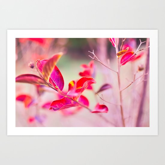 Princess Leaves Art Print