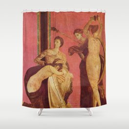 Villa Of Mysteries Pompeii Shower Curtain