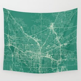 Tallahassee USA - Minimalist City Map Wall Tapestry