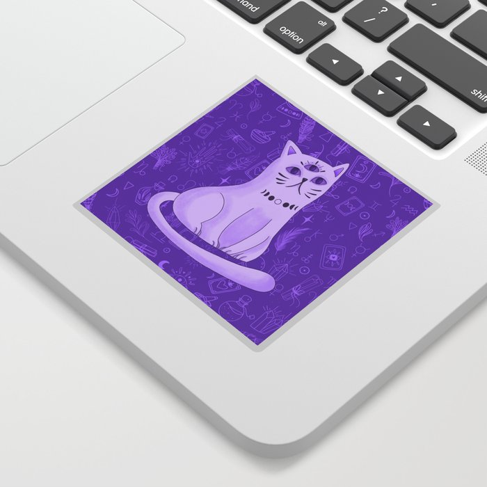 Mystic Cat 1 Sticker