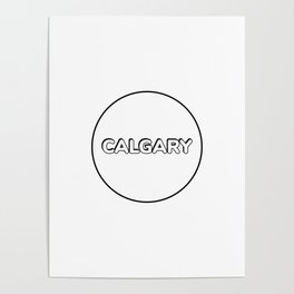 Calgary Canada Poster