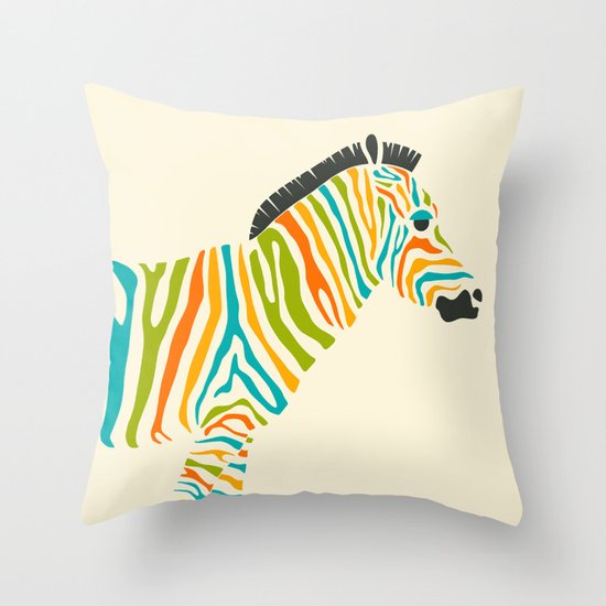 Zebra Throw Pillow