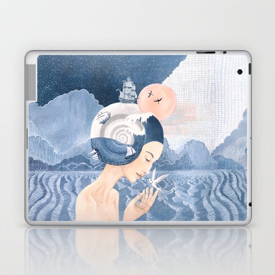 Sound of Sea Laptop & iPad Skin