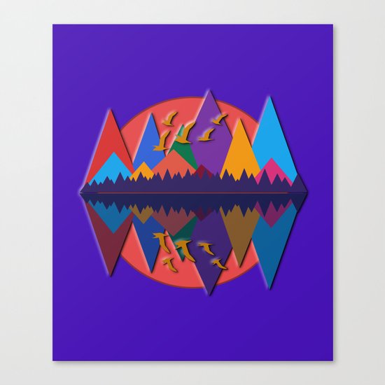 Mountain Scene #8 Canvas Print