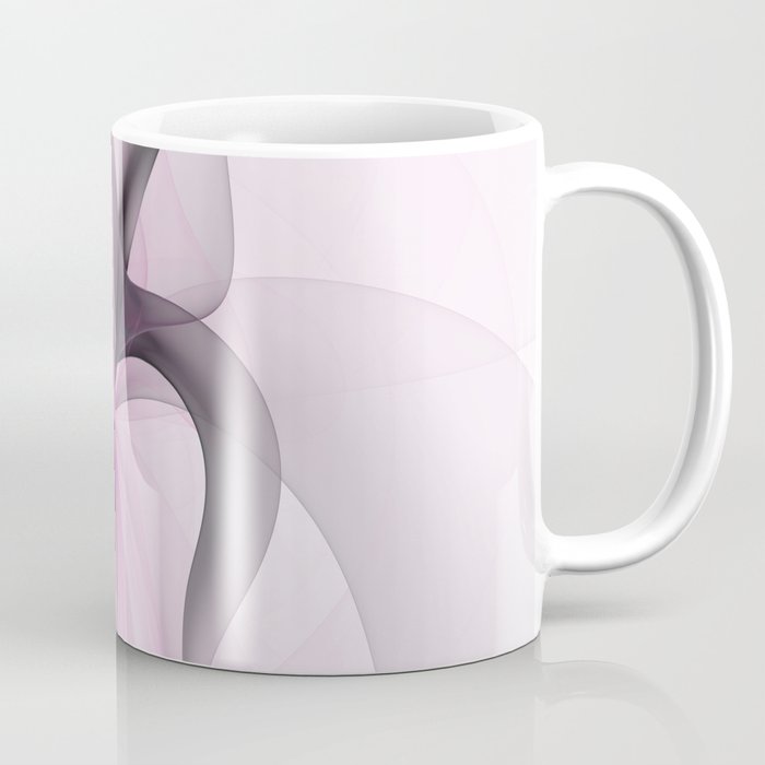 Abstract Art Fractal With Pink Coffee Mug