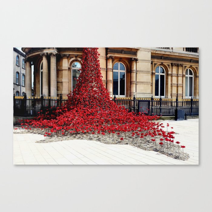 Poppies - City of Culture 2017, Hull Canvas Print