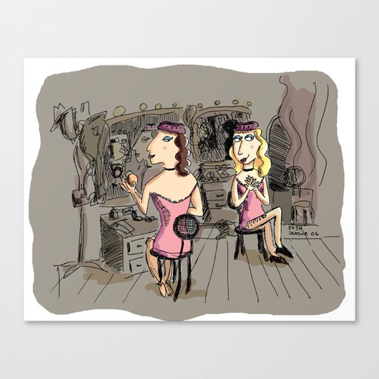 Ziegfield Ladies Canvas Print