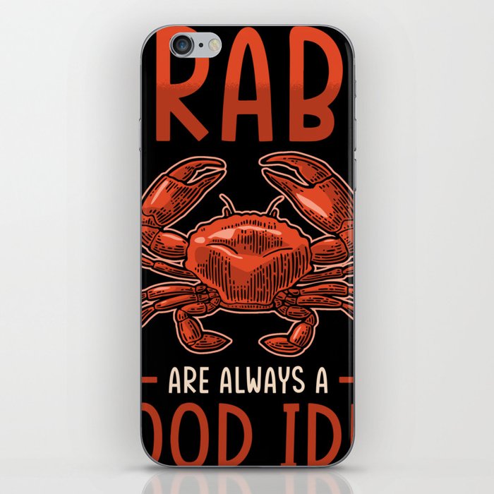 Crabs are always a good idea iPhone Skin