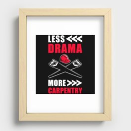 Carpenter Gift funny Saying Recessed Framed Print