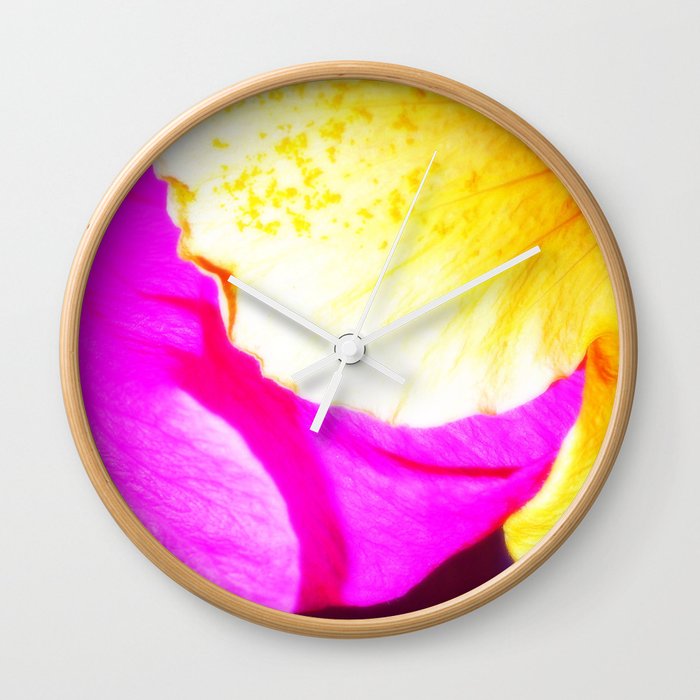 hibiscus duo Wall Clock